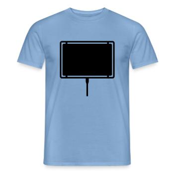 ortsschild - Männer T-Shirt - Carolina Blue - Vorne - AI Model Male 178 light (178cm)