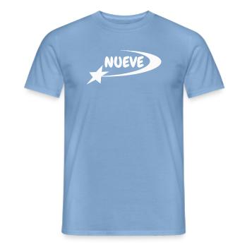 NUEVE Basic Edition - Männer T-Shirt - Carolina Blue - Vorne - AI Model Male 178 light (178cm)
