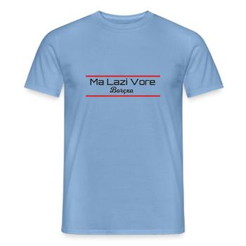 Borçka Borçxa Çxala Lazca Lazisch - Männer T-Shirt - Carolina Blue - Vorne - AI Model Male 178 light (178cm)