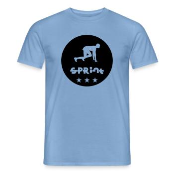 Sprint - T-shirt homme - carolina blue - Devant - AI Model Male 178 light (178cm)
