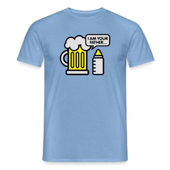 I am your father - T-shirt homme - carolina blue - Devant - AI Model Male 178 light (178cm)