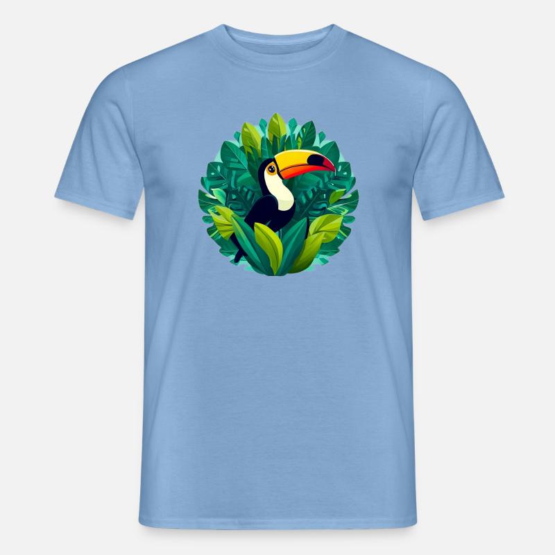 Tukan - Männer T-Shirt - Carolina Blue