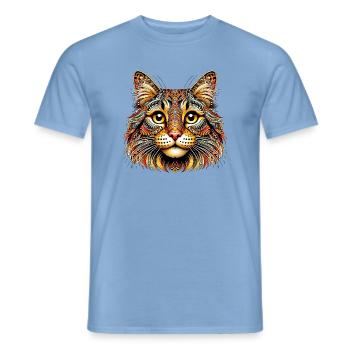 Chat - T-shirt homme - carolina blue - Devant - AI Model Male 178 light (178cm)