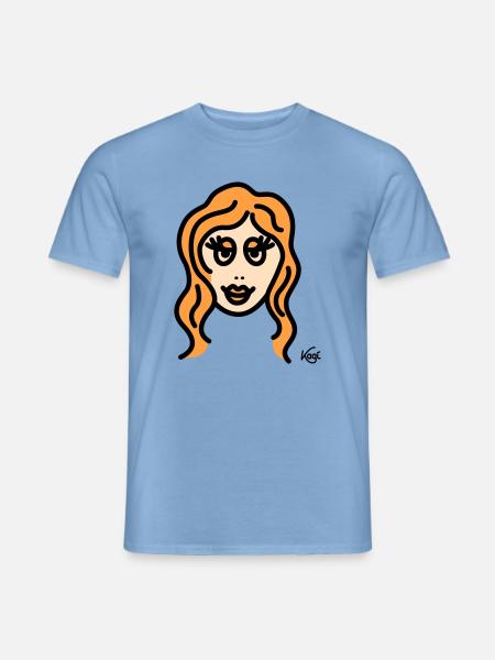 Virgo tall - Men's T-Shirt - carolina blue