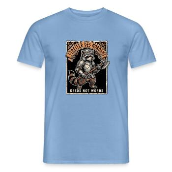 Germanique des ratons laveurs médiévaux - T-shirt homme - carolina blue - Devant - AI Model Male 178 light (178cm)