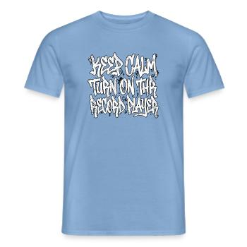 Hip Hop Rap Graffiti - T-shirt homme - carolina blue - Devant - AI Model Male 178 light (178cm)