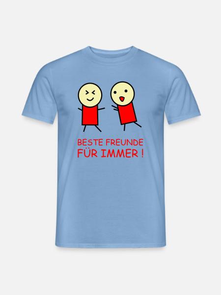 Beste Freunde Für Immer Duo - Männer T-Shirt - Carolina Blue