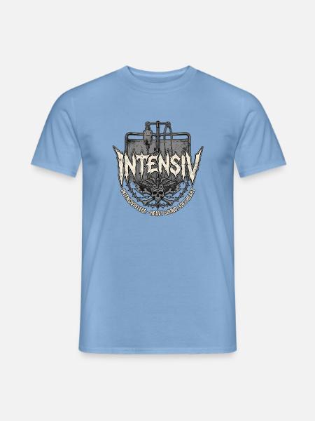 Heavy Metal Intensivpfleger - Männer T-Shirt - Carolina Blue