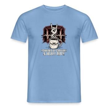 Heavy Metal Altenpfleger - Männer T-Shirt - Carolina Blue - Vorne - AI Model Male 178 light (178cm)