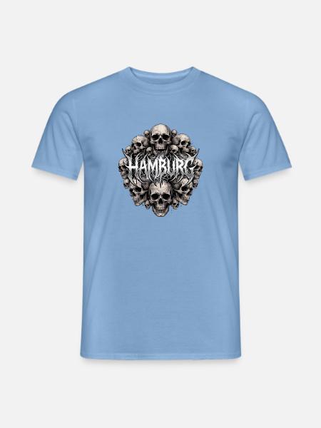 Hamburg Heavy Metal - Männer T-Shirt - Carolina Blue