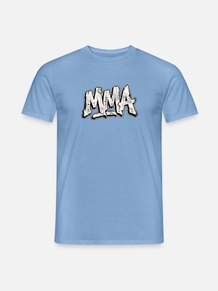 MMA Graffiti - Männer T-Shirt - Carolina Blue