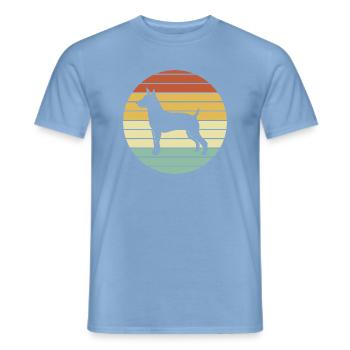 Rat Terrier - Männer T-Shirt - Carolina Blue - Vorne - AI Model Male 178 light (178cm)