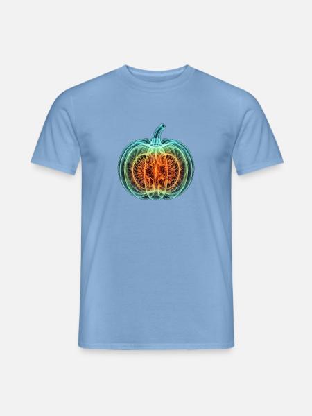 Röntgen Kürbis Vegan - Männer T-Shirt - Carolina Blue