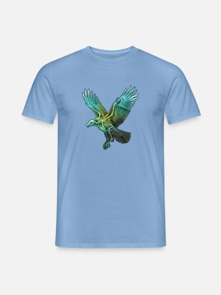 Röntgen Adler - Männer T-Shirt - Carolina Blue