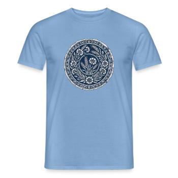 Landwirtschaft Tradition Deutschland - Männer T-Shirt - Carolina Blue - Vorne - AI Model Male 178 light (178cm)