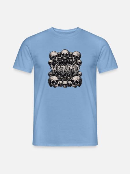 Death Metal Widerstand - Männer T-Shirt - Carolina Blue
