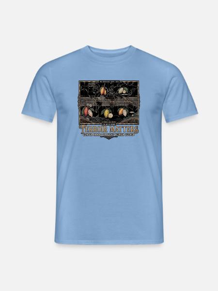 Kakao Hunter - Männer T-Shirt - Carolina Blue