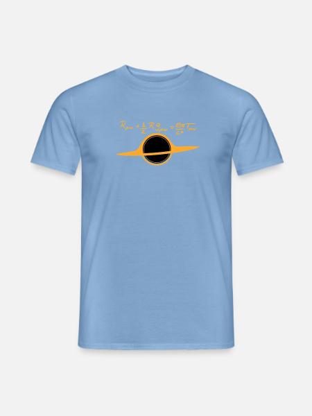 Schwarzes Loch - Männer T-Shirt - Carolina Blue