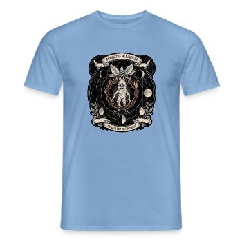 Okkultismus Wurzel - Männer T-Shirt - Carolina Blue - Vorne - AI Model Male 178 light (178cm)