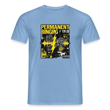 Death Metal Heart - Männer T-Shirt - Carolina Blue - Vorne - AI Model Male 178 light (178cm)