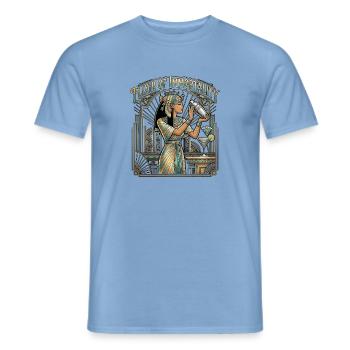 Bartender Nil Cocktail - Männer T-Shirt - Carolina Blue - Vorne - AI Model Male 178 light (178cm)