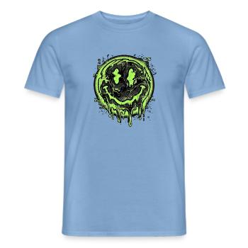 Acid Smile - Männer T-Shirt - Carolina Blue - Vorne - AI Model Male 178 light (178cm)