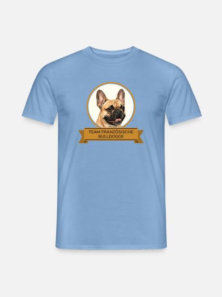 Team Französische Bulldogge - Männer T-Shirt - Carolina Blue