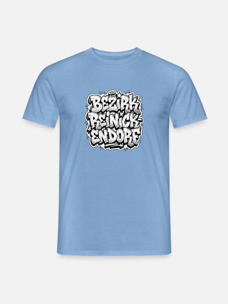 Bezirk Reinickendorf Berlin Graffiti - Männer T-Shirt - Carolina Blue