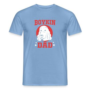 Boykin Spaniel - Männer T-Shirt - Carolina Blue - Vorne - AI Model Male 178 light (178cm)