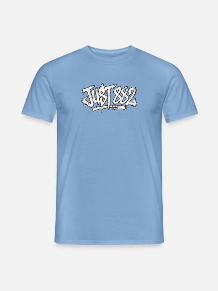 Trading Graffiti - Männer T-Shirt - Carolina Blue