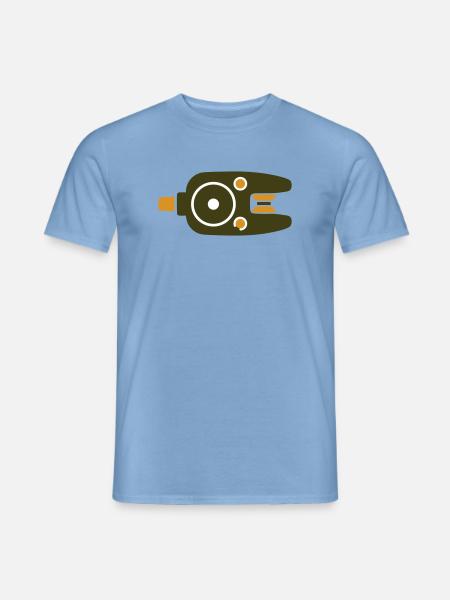 Bissanzeiger Angel Icon - Männer T-Shirt - Carolina Blue