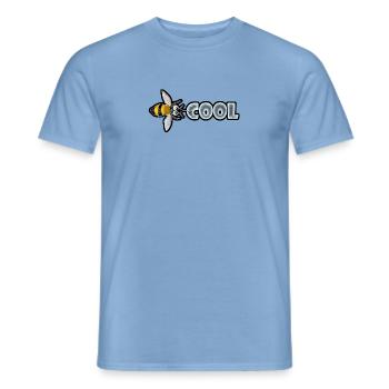 BEE COOL (horizontal) - Männer T-Shirt - Carolina Blue - Vorne - AI Model Male 178 light (178cm)