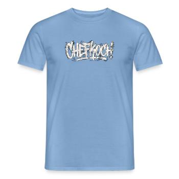 Chef Graffiti - T-shirt homme - carolina blue - Devant - AI Model Male 178 light (178cm)