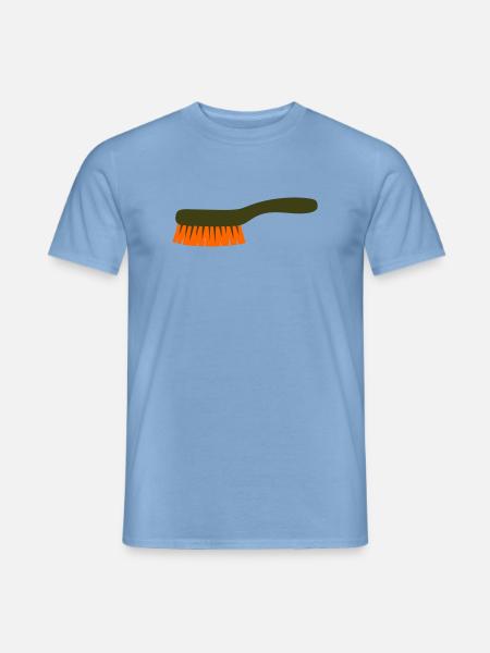 Mushroom Brush Tool Collector - Men's T-Shirt - carolina blue