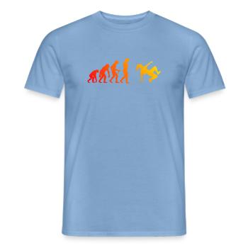 Geschenkidee für die Breakdancerin mit Streetdance - Männer T-Shirt - Carolina Blue - Vorne - AI Model Male 178 light (178cm)