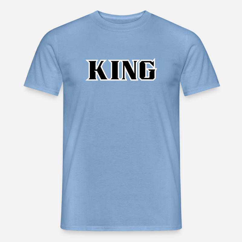 Texte classique du Roi - T-shirt homme - carolina blue