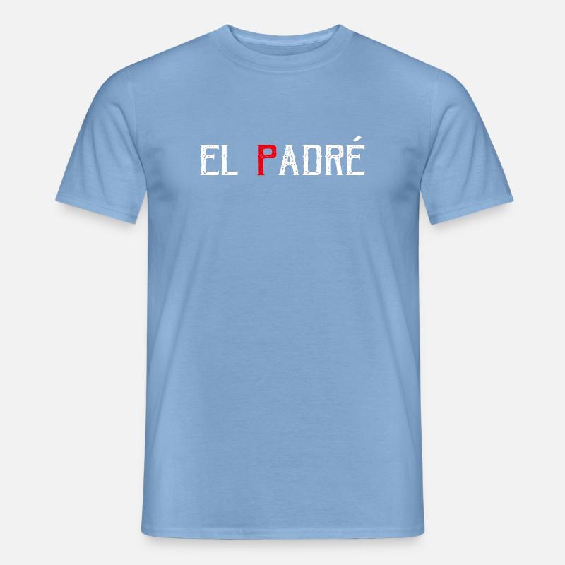 El padré - Männer T-Shirt - Carolina Blue