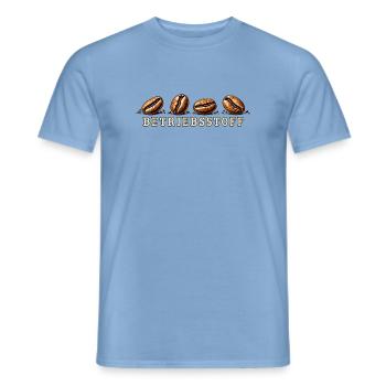 Kaffee Shirt Betriebsstoff - Männer T-Shirt - Carolina Blue - Vorne - AI Model Male 178 light (178cm)