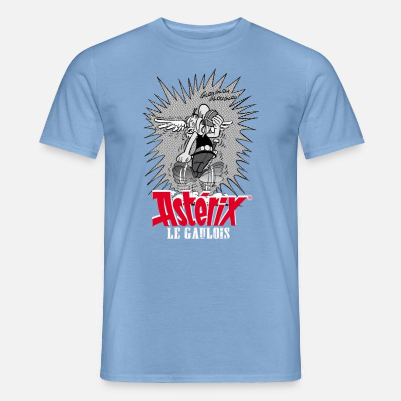 Asterix & Obelix - Asteriy Dynamik - Männer T-Shirt - Carolina Blue