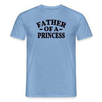 Père fille petite princesse papa fier papa - T-shirt homme - carolina blue - Devant - AI Model Male 178 light (178cm)