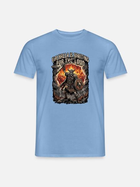 Germanen Valhalla - Männer T-Shirt - Carolina Blue