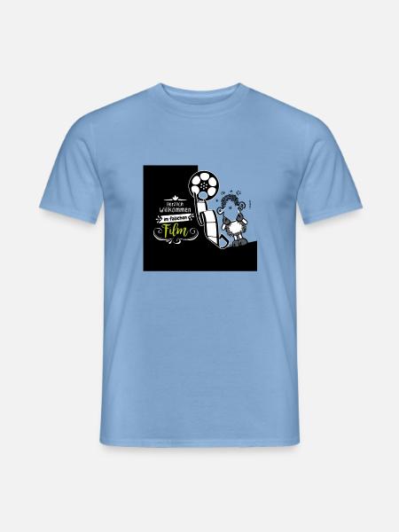 Sheepworld Willkommen im falschen Film - Männer T-Shirt - Carolina Blue