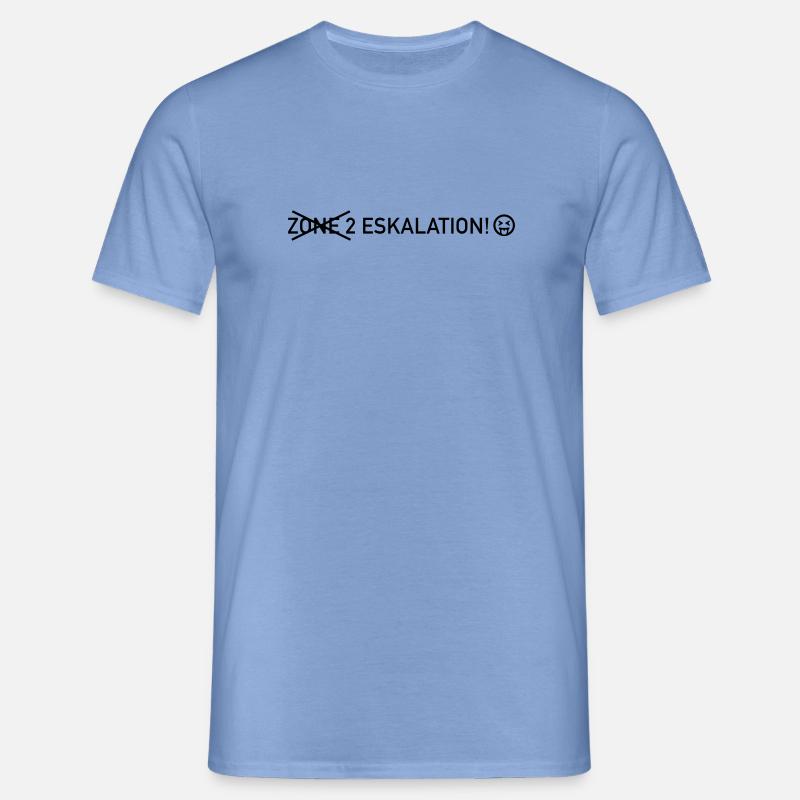 Proverbs // Zone 2 Escalation - Men's T-Shirt - carolina blue