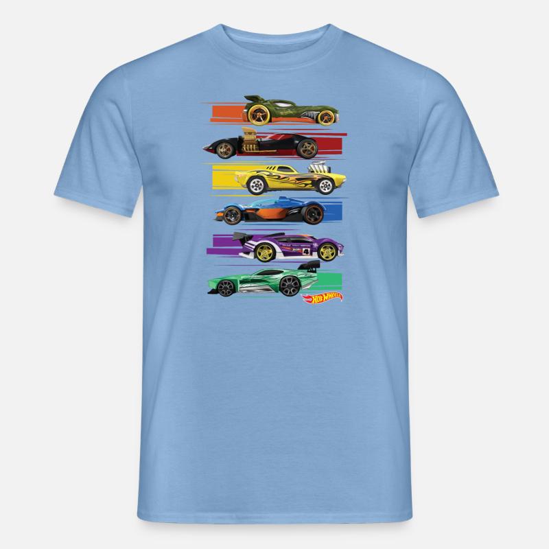 Hot Wheels Vari modelli di auto - T-shirt uomo - carolina blue