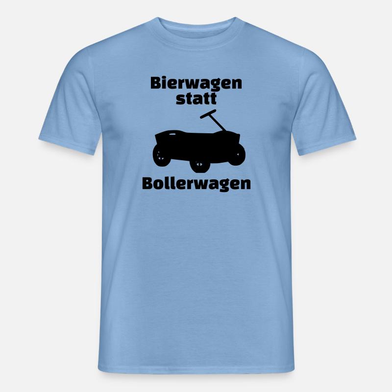 Bierwagen - Männer T-Shirt - Carolina Blue