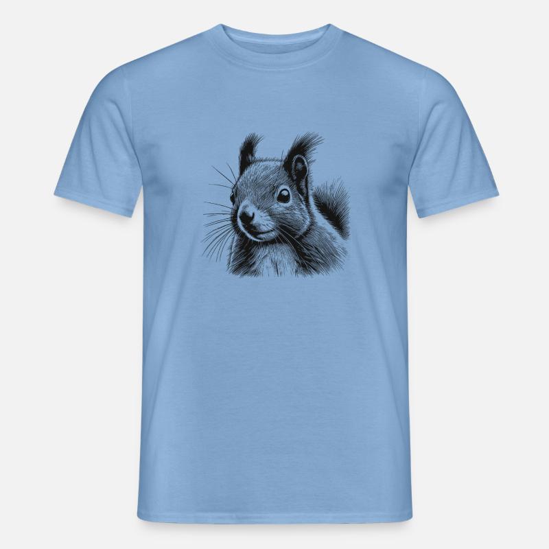 Eichhörnchen - Männer T-Shirt - Carolina Blue