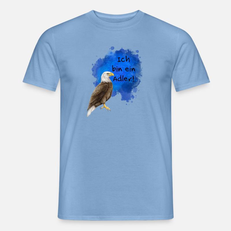 Ich bin ein Adler! - Männer T-Shirt - Carolina Blue