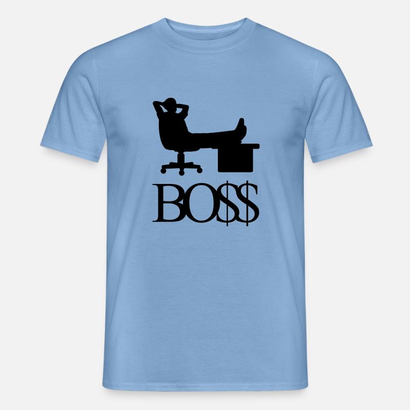 Boss - Männer T-Shirt - Carolina Blue