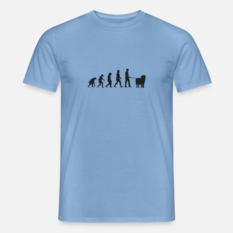 Leonberger Evolution - Männer T-Shirt - Carolina Blue