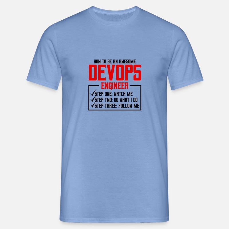 Cloud-Administrator Cloud-Devops - Männer T-Shirt - Carolina Blue